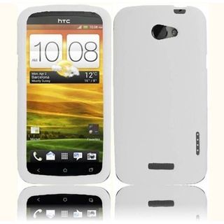BasAcc White Silicone Case for HTC One X BasAcc Cases & Holders