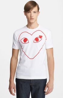 Comme des Garçons 'Play' Heart Outline Graphic T Shirt