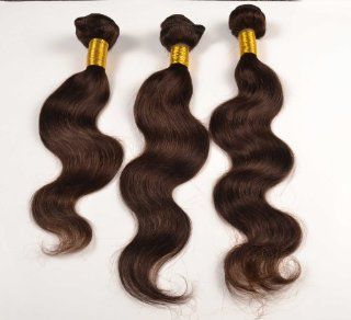 Virgin Brazilian Hair Extensions hair Wefts or Weave Body Wave #1b 100% Real Human Hair (Set of 3 Bundles, 14'', 16'', 18'', 300g))  Beauty