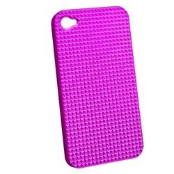 Chrome Hot Pink Diamond Slim Fit Case for Apple iPhone 4 Cases & Holders