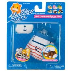 Zhu Zhu Pets Hamster Sailor Outfit Animal Toys