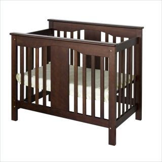 DaVinci Annabelle Mini 2 in 1 Convertible Wood Baby Crib in Espresso   M5998Q