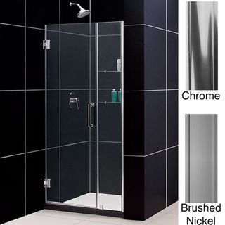 DreamLine Unidoor 40 41 inch Frameless Shower Door DreamLine Shower Doors