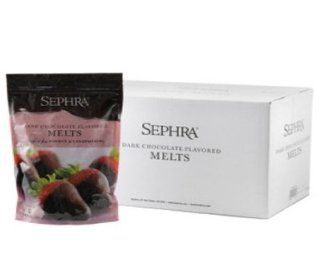 Sephra 28007 Dark Chocolate Melts, Fountain Ready, Hardens Quickly, (10) 2 lb Bags, Pack of 10 Kitchen & Dining