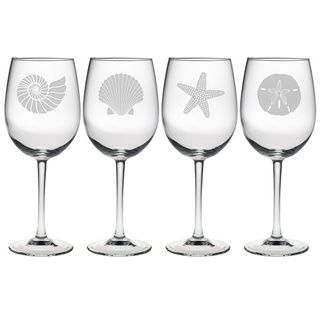 Seashore Collection 19 ounce Wine Glass (Set of 4) Wine Glasses