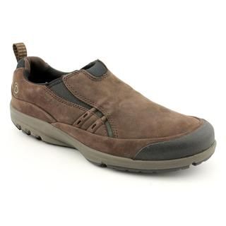 Rockport Men's 'Stamp Cruzer Slip On' Nubuck Casual Shoes Wide (Size 10.5) Rockport Loafers