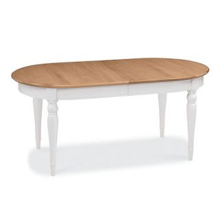 Oak veneer Hampstead two tone large extension table