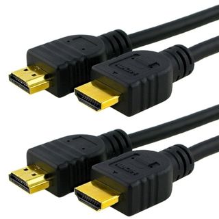 BasAcc 6 foot High speed HDMI Cable (Pack of 2) BasAcc A/V Cables