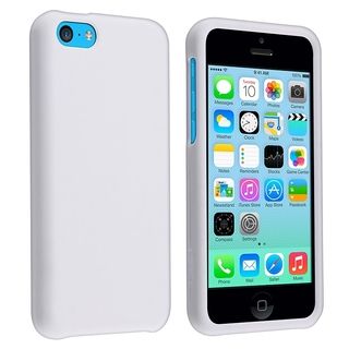 BasAcc White Rubber Coated Case for Apple iPhone 5C BasAcc Cases & Holders