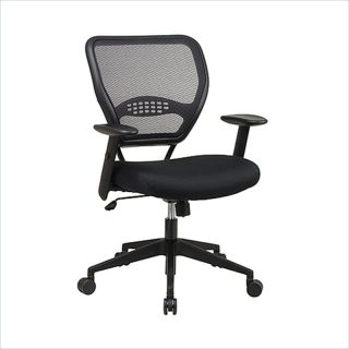Office Star SPACE AirGrid Back Managers Chair with Black Mesh Fabric   5500
