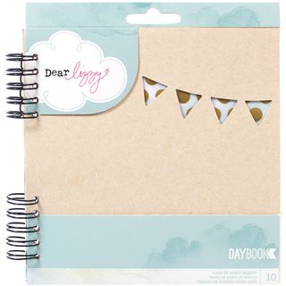 Dear Lizzy 5th & Frolic Spiral Daybook 6X6in Happy Way American Crafts Ribbons