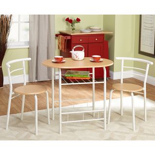 Chloe Two tone 3 piece Bistro Dining Set Dining Sets