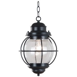 Elton 1 light Black Indoor/ Outdoor Hanging Lantern Design Craft Wall Lighting