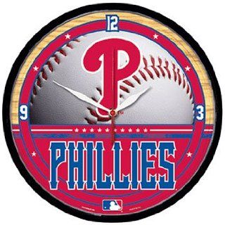 Philadelphia Phillies Mlb Round Clock  Sports Related Merchandise  Sports & Outdoors