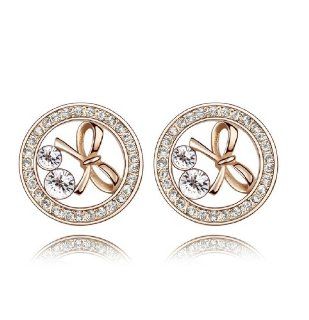 BOXINGCAT Exquisite Swarovski Style Clear Austrian Crystal Studs Earring BGCA5769 Jewelry