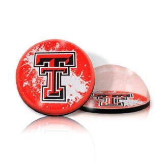 NCAA Texas Tech Red Raiders logo in 2" Crystal magnet with Colored Window Gift Box  Sports Related Magnets  Sports & Outdoors