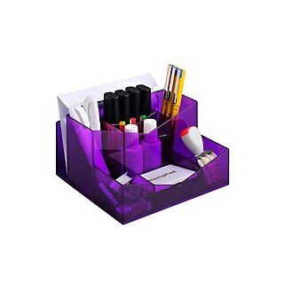 Really Useful Desk Accessories Pencil Cup Organizer, Translucent Purple  Office Desks 