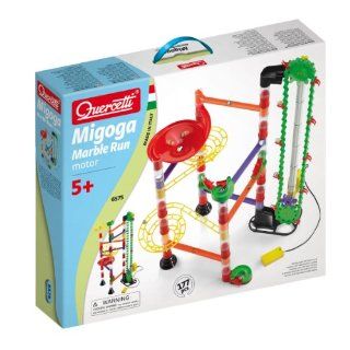 Quercetti Marble Run with Motorized Elevator, 177 Pieces Toys & Games