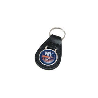 New York Islanders Leather Keychain  Sports Related Key Chains  Sports & Outdoors