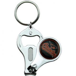 MLB Baltimore Orioles 3 in 1 Nailclipper Keychain  Sports Related Key Chains  Clothing