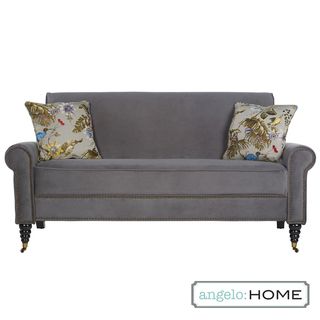 Angelohome Harlow Silver Grey Sofa