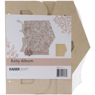 Beyond The Page Mdf Baby Album 7.75inx8.5inx.5in