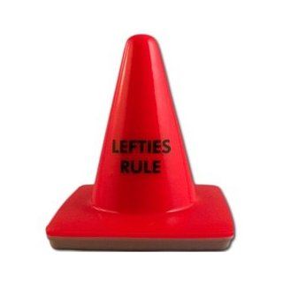 "Lefties Rule" Saying 4" Novelty Traffic Cone 