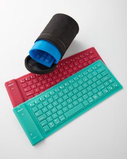 Silicone Keyboard with Case   CitySlips   Pink