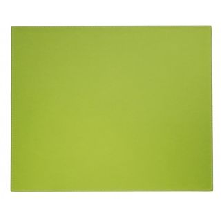 Lime Green Faux Leather Table Mat