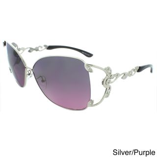 Epic Eyewear Polished Metal 59 Mm Square Sunglasses
