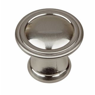 Gliderite 1.25 inch Satin Nickel Round Deco Cabinet Knobs (pack Of 10)