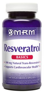 MRM   Resveratrol 100 mg.   60 Vegetarian Capsules