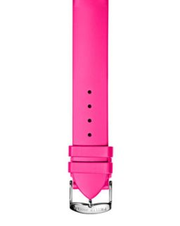 18mm Silicone Strap, Hot Pink   Philip Stein   Pink (18mm )
