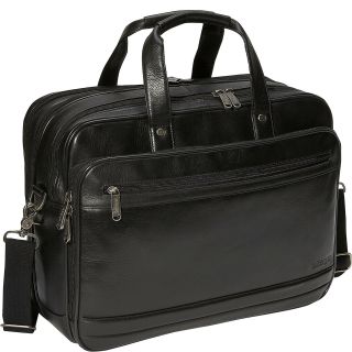 Wall Street Deluxe Full Grain Leather Laptop Brief