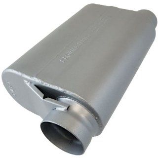 Flowmaster 53545 10 Alcohol Race Muffler   3.50 Offset IN / 3.00 Same Side OUT   Aggressive Sound Automotive
