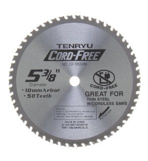 Tenryu CF 13550M 5 3/8" Carbide Tipped Saw Blade ( 50 Tooth MTCG Grind   10mm Arbor   0.055 Kerf)   Circular Saw Blades  