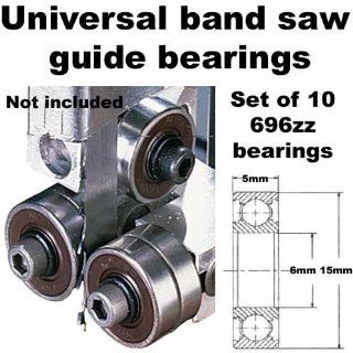 Universal Band Saw Guide Bearings (Set of 10 Bearings Only)   Band Saw Accessories  