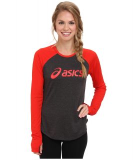 ASICS Ryleigh L/S Tee Womens Long Sleeve Pullover (Red)