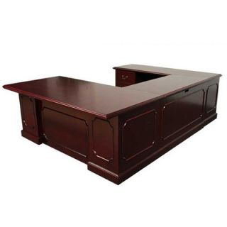 Furniture Design Group Brunswick Executive Desk with File Drawer 9WS5 / 9WS6 