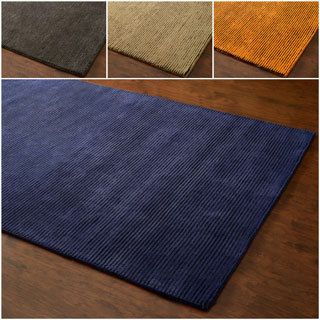 Nuloom Hand tufted Solid Wool Rug (5 3x 7)