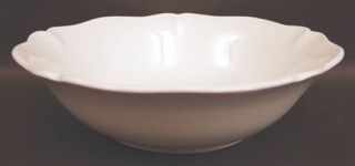 Red Cliff Heirloom 10 Round Vegetable Bowl, Fine China Dinnerware   All White,S