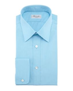 Mens Solid Dress Shirt, Aqua   Charvet   Aqua (40.5/16L)