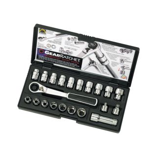 Pass Through Ratchet and Sockets   21 Pc. Set