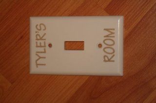 Personalized Light Switch Plate Cover With Name or Saying    