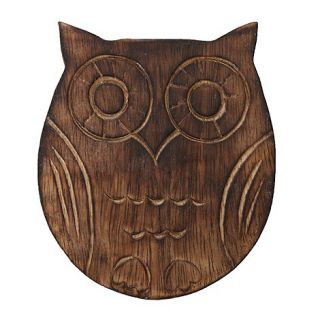 Sass & Belle Set of six wooden owl coasters