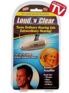 Loud 'n Clear Personal Sound Amplifier  AS Seen On TV Health & Personal Care