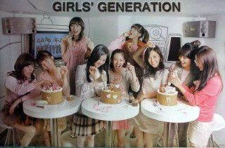 Girls' Generation SNSD cake decorating POSTER 34 x 23.5 Korean girl group Girls Girl's Jessica Yuri (sent from USA in PVC pipe)  Prints  