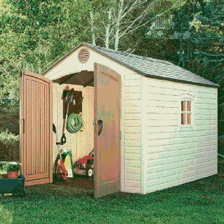 Storage Storage Containers Lifetime Outdoor Storage Shed With Windows   8' X 7 1/2' Sports & Outdoors