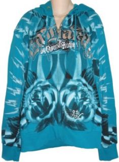 Men's Ed Hardy Hoodie Hooded Sweat Jacket Sweatshirt Available in Several Sizes (Large) at  Mens Clothing store