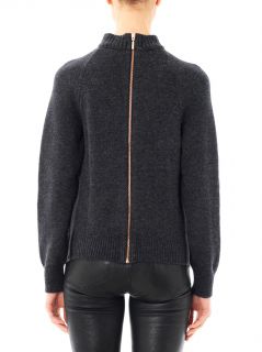 Shearling panel sweater  Cédric Charlier